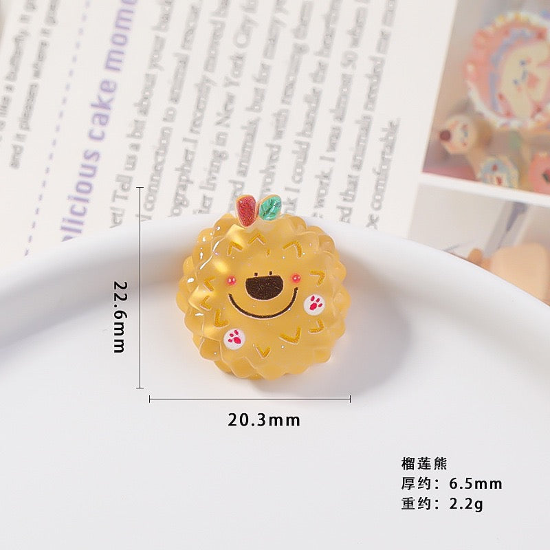 Cute Fruit Animal Charm