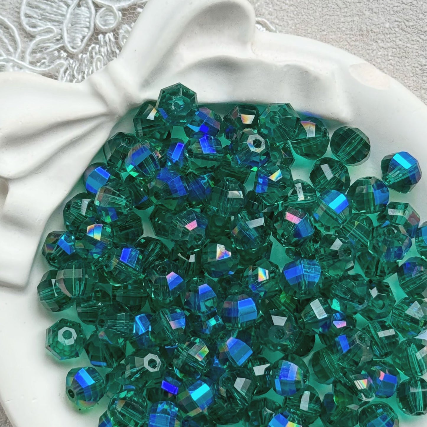 8mm Crystal Glass Beads