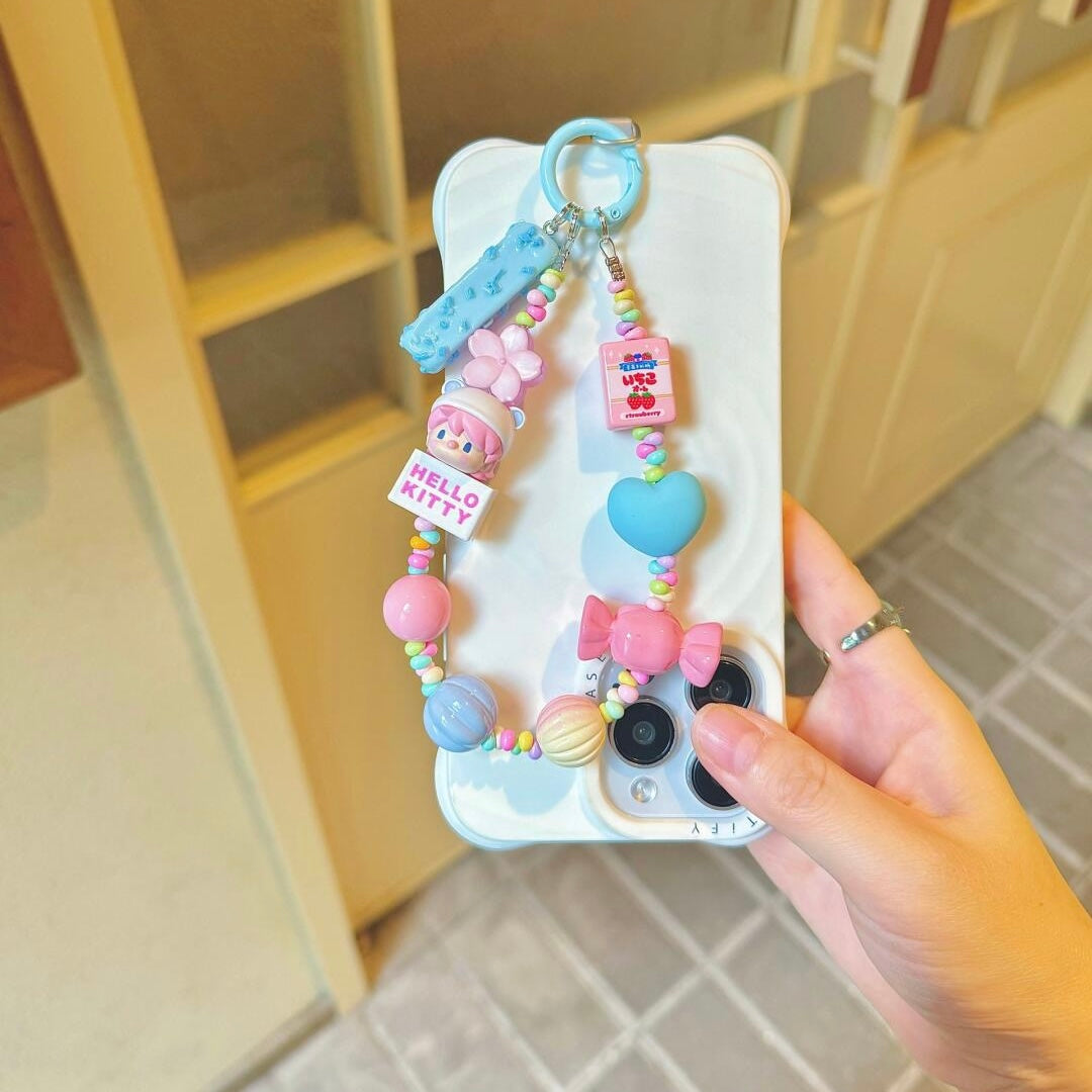 Sweet Bean Bag Mobile Phone Chain Pendant