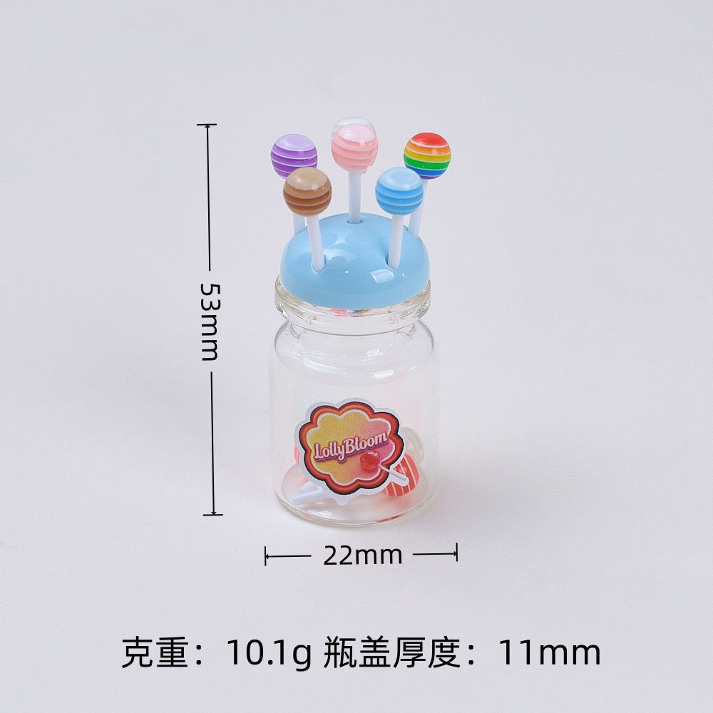 Rainbow Lollipop Charm