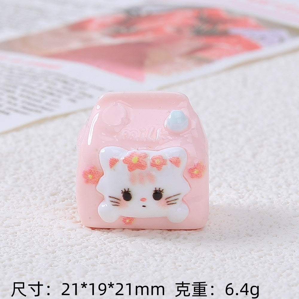 Hello Kitty Milk Carton Charm