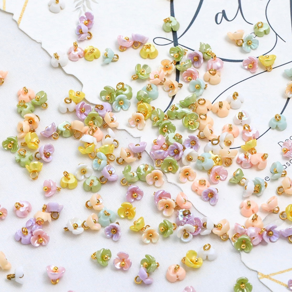 Flower-Shaped Beads