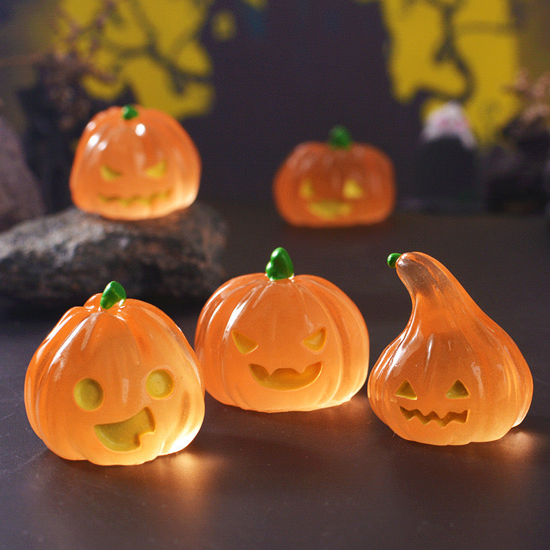 Glow-In-The-Dark Halloween Pumpkin Charm