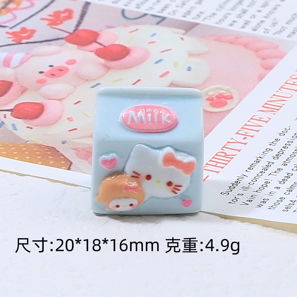 Hello Kitty Milk Carton Charm