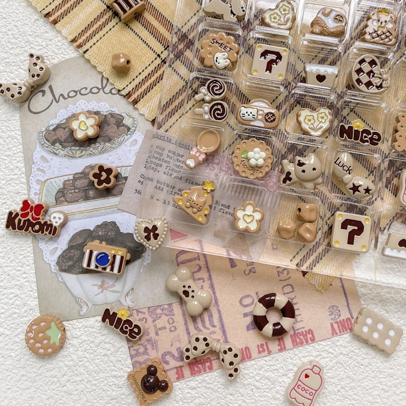 Coffee-Colored Alloy Beaded