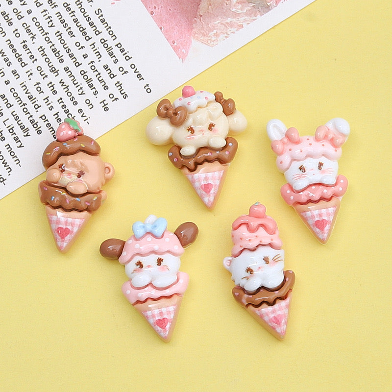 Ice Cream Cone Charm