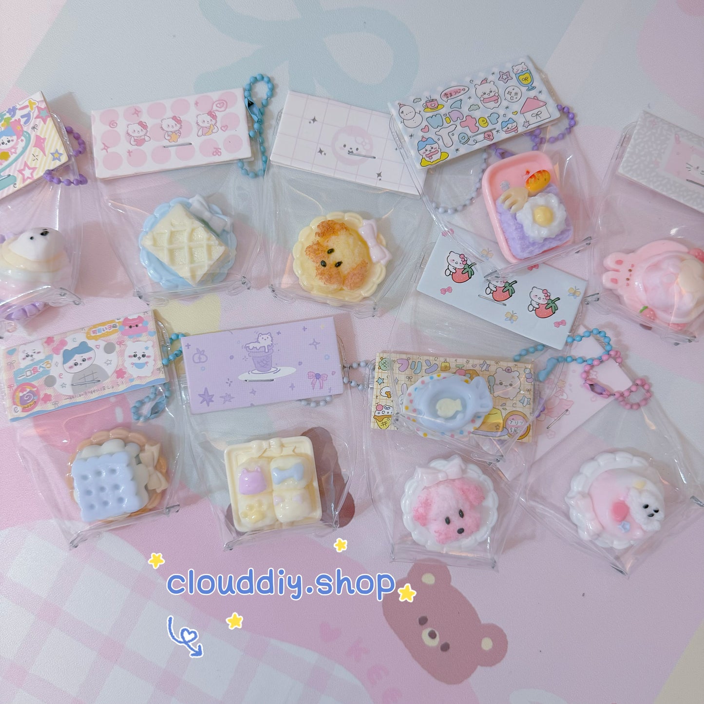 ｛Sync with video ｝Mini Macaron Food Charm