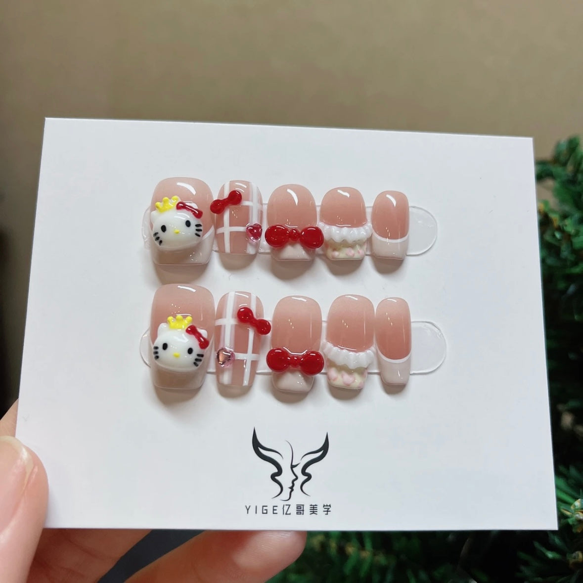 Hello Kitty Handmade Nails