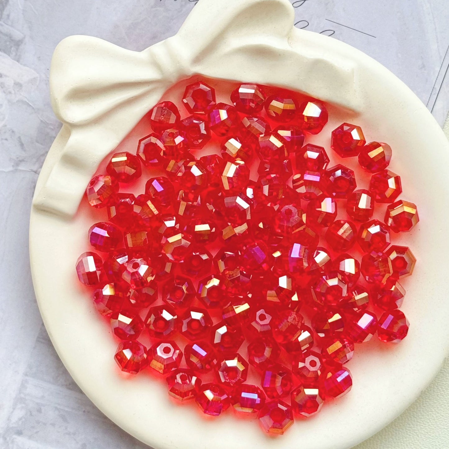 8mm Crystal Glass Beads