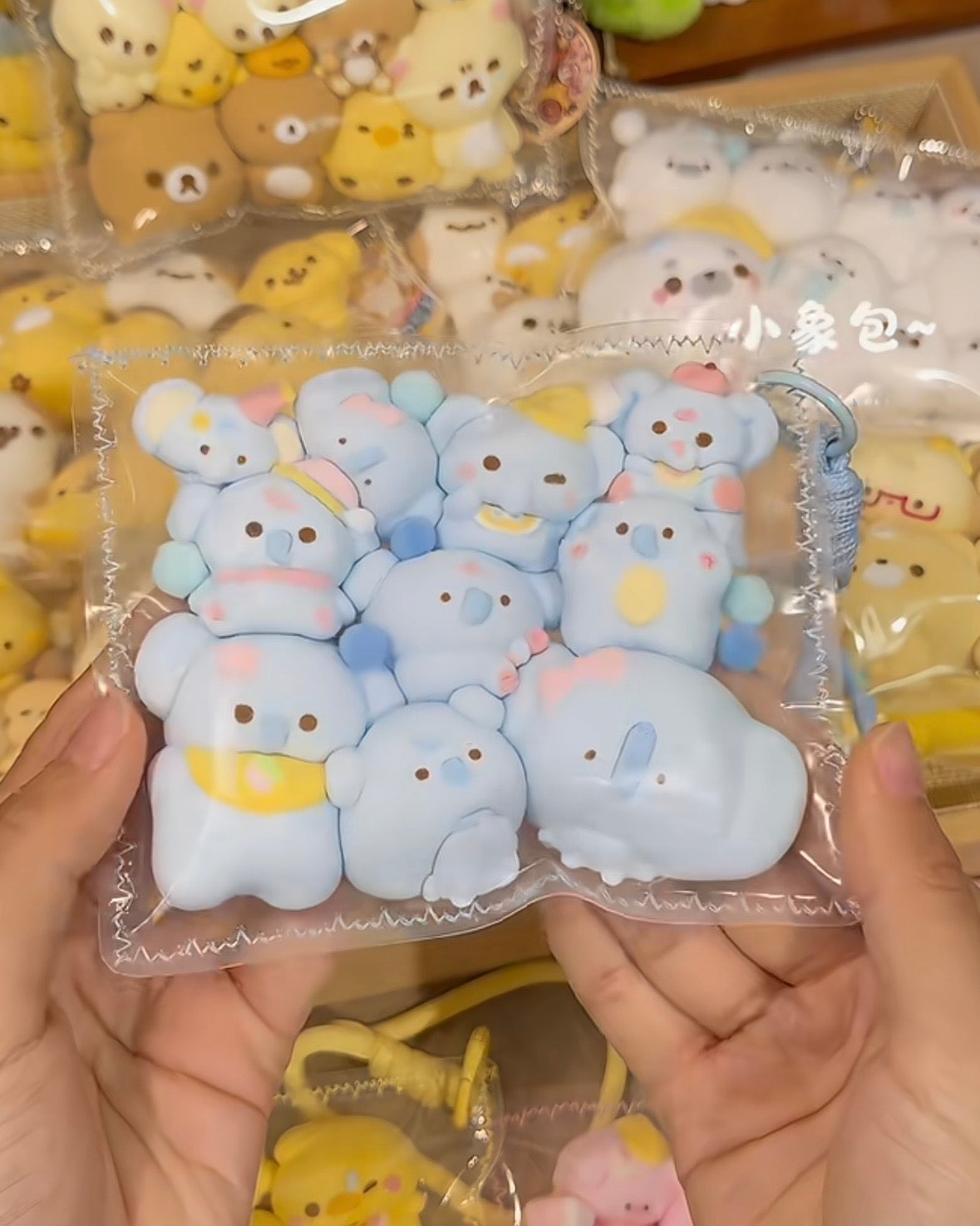 Elephant Multi-Pack Squishy Toys