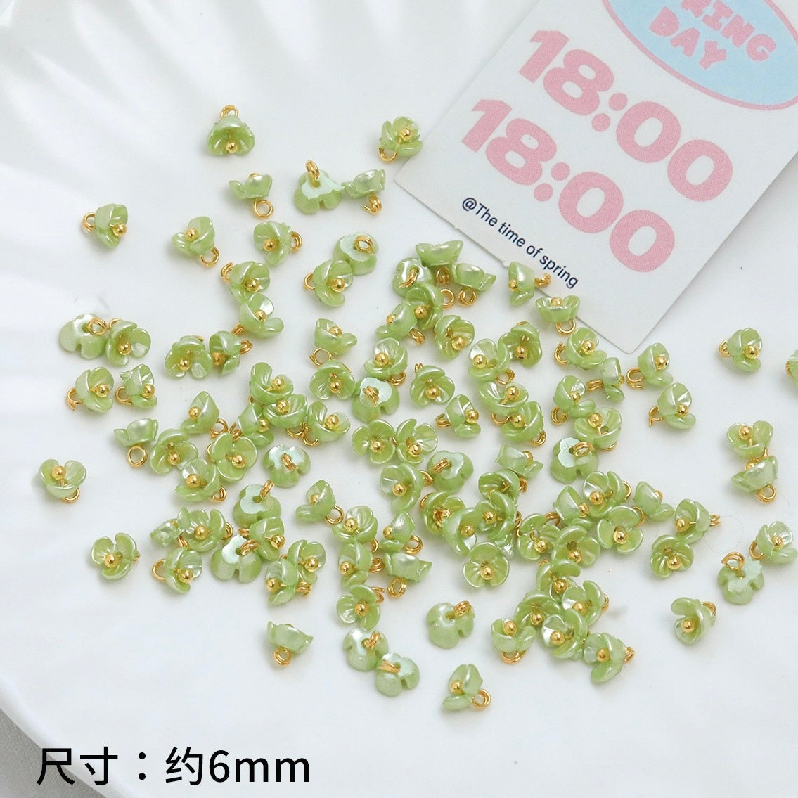 Flower-Shaped Beads