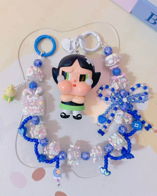 Cute Girl Handmade Keychain