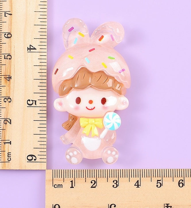 Large Glow-In-The-Dark Girl Charm