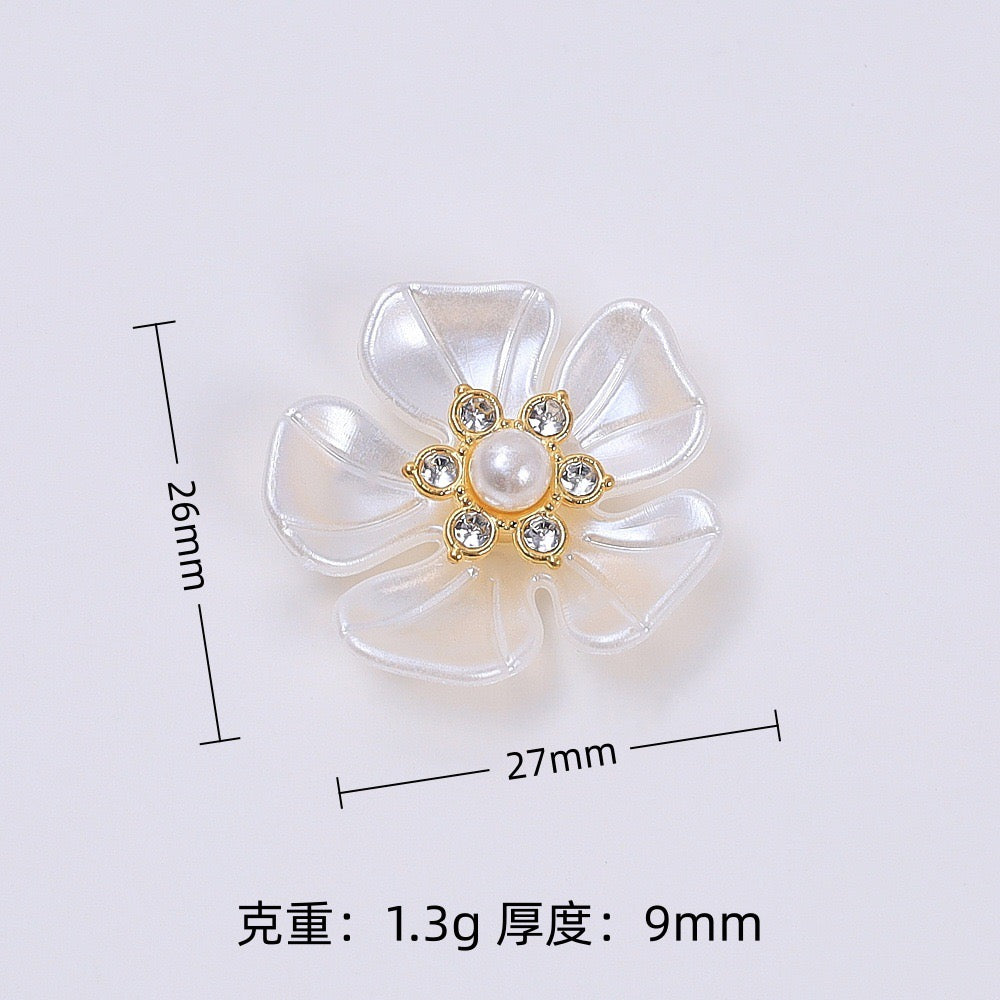 Bow Flower Charm