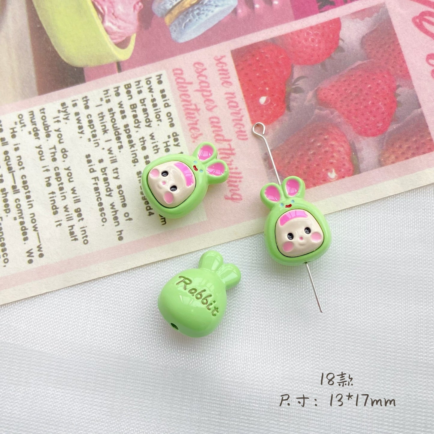 Green Series Alloy Beads