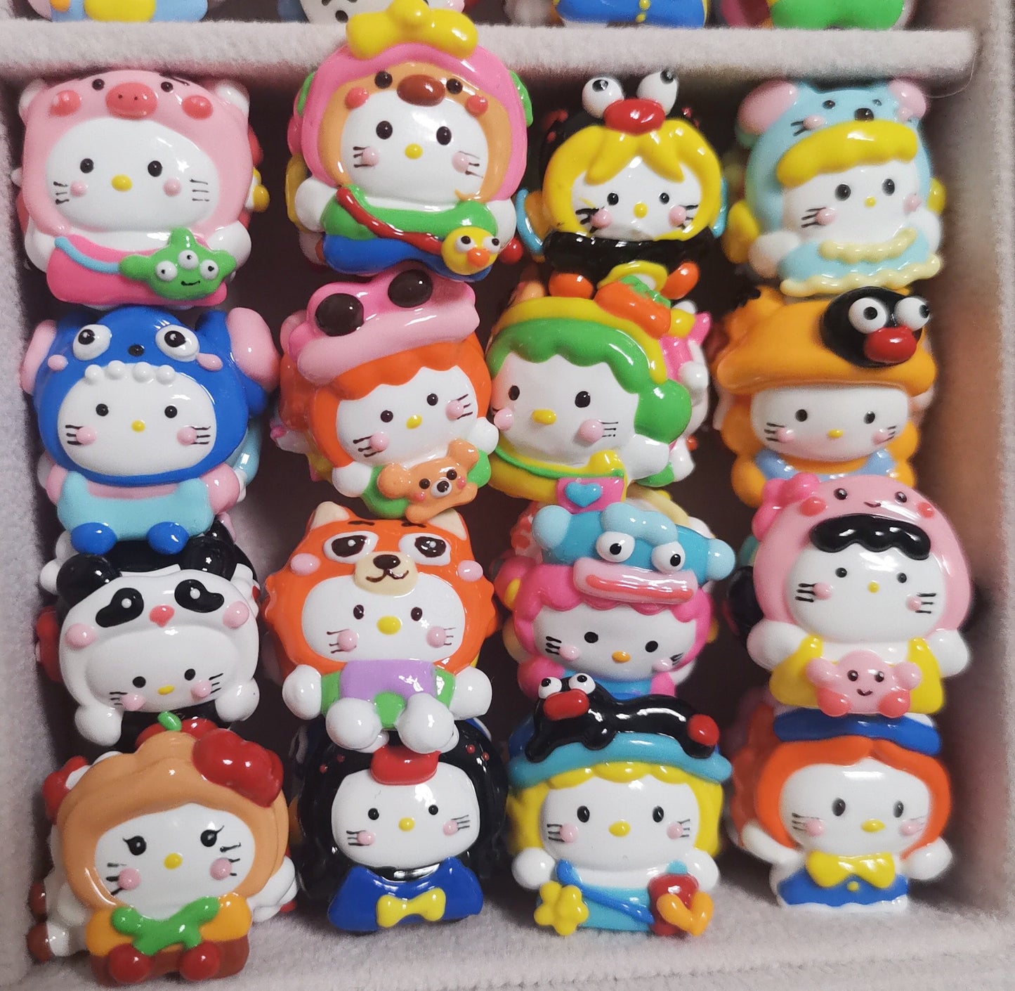 Mix Cartoon Hand Painted Beads