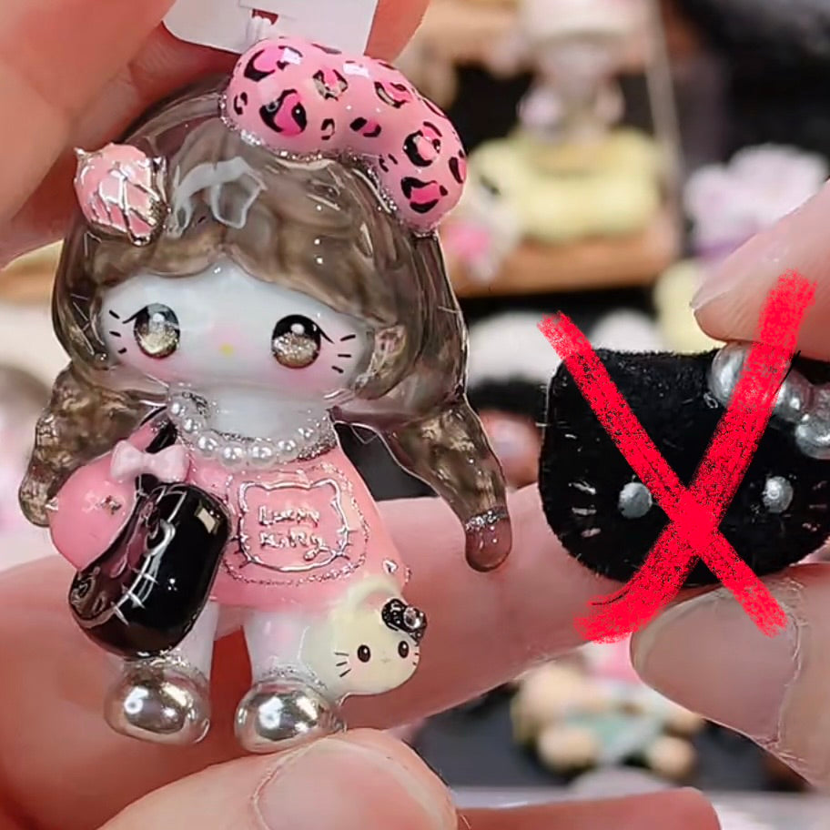 Cute Doll‑Shaped Hand‑Painted Beads