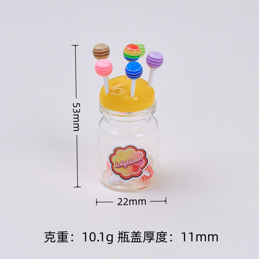 Rainbow Lollipop Charm