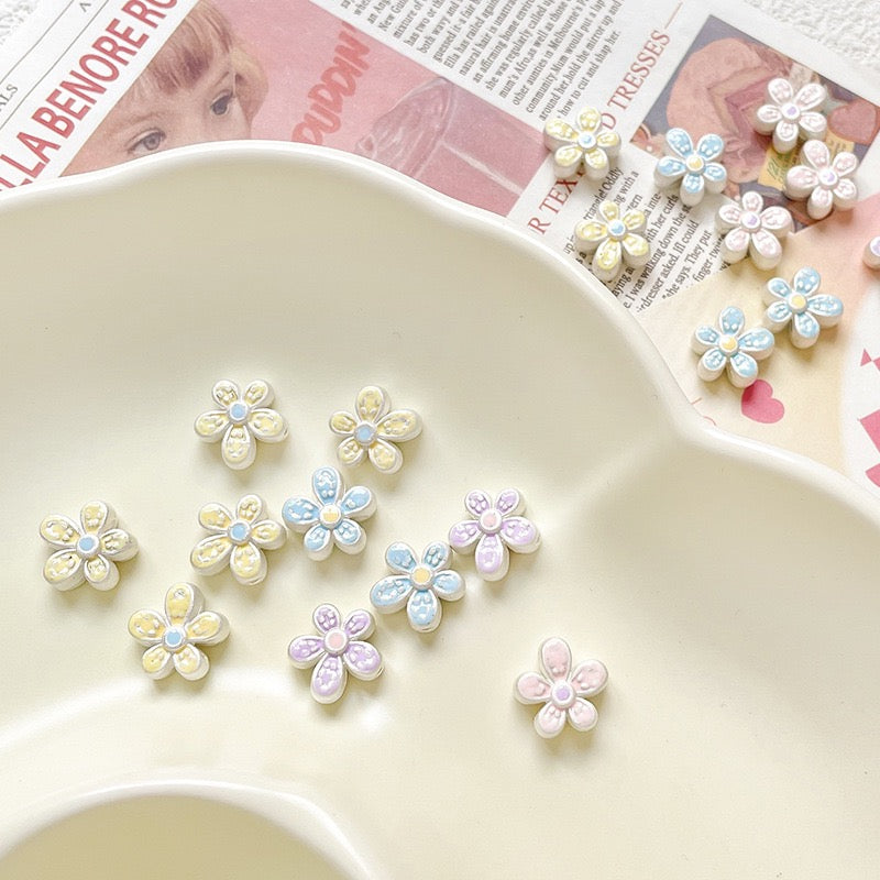 Flower Alloy Beaded