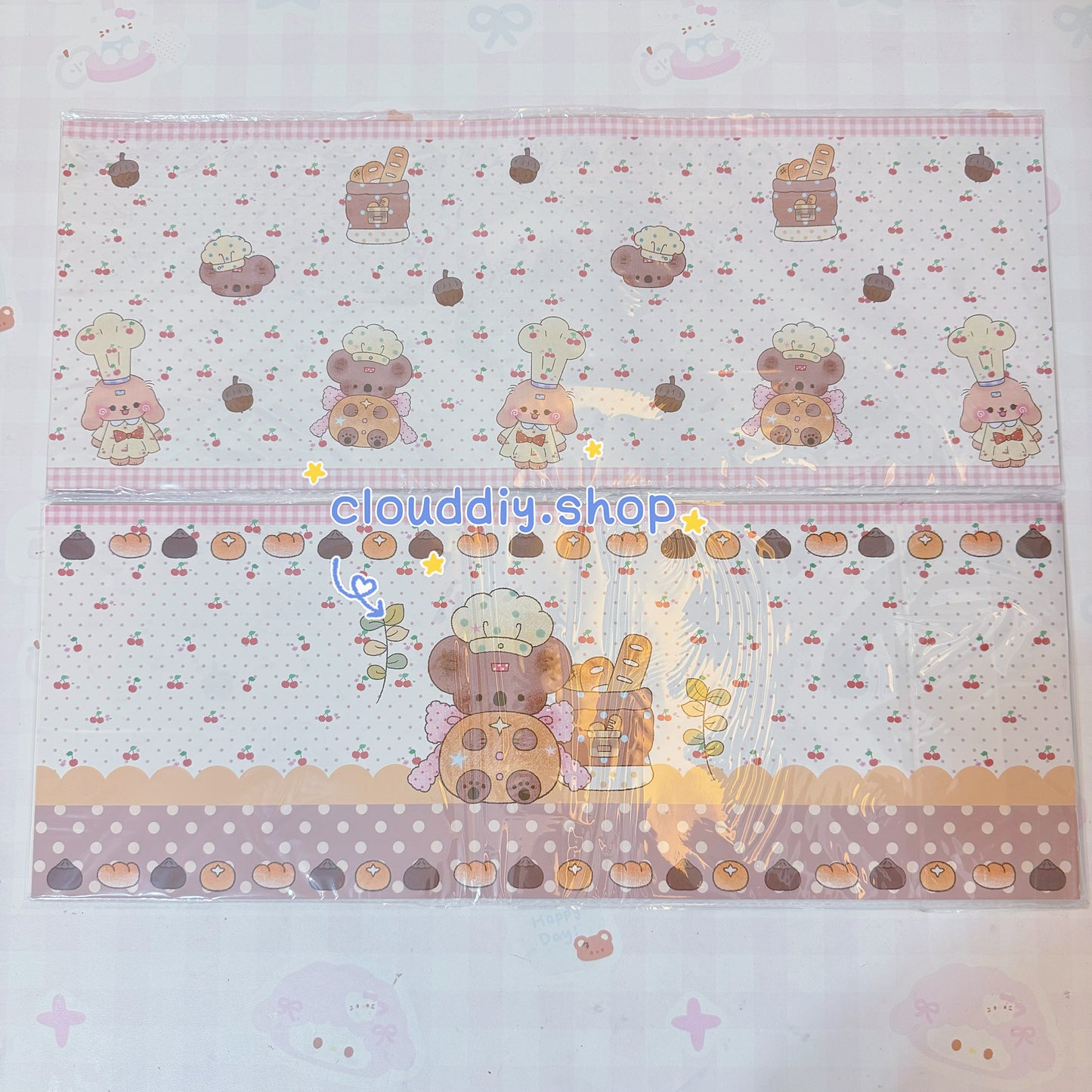 {Sync with video} Packaging Paper