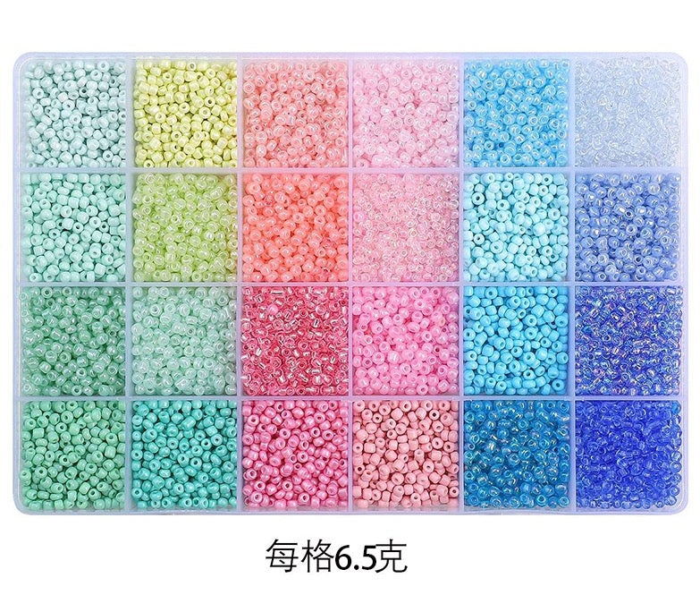 24-Grid 3mm Seed Beads Set
