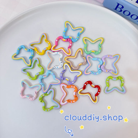 Butterfly Hand-painted Keychain