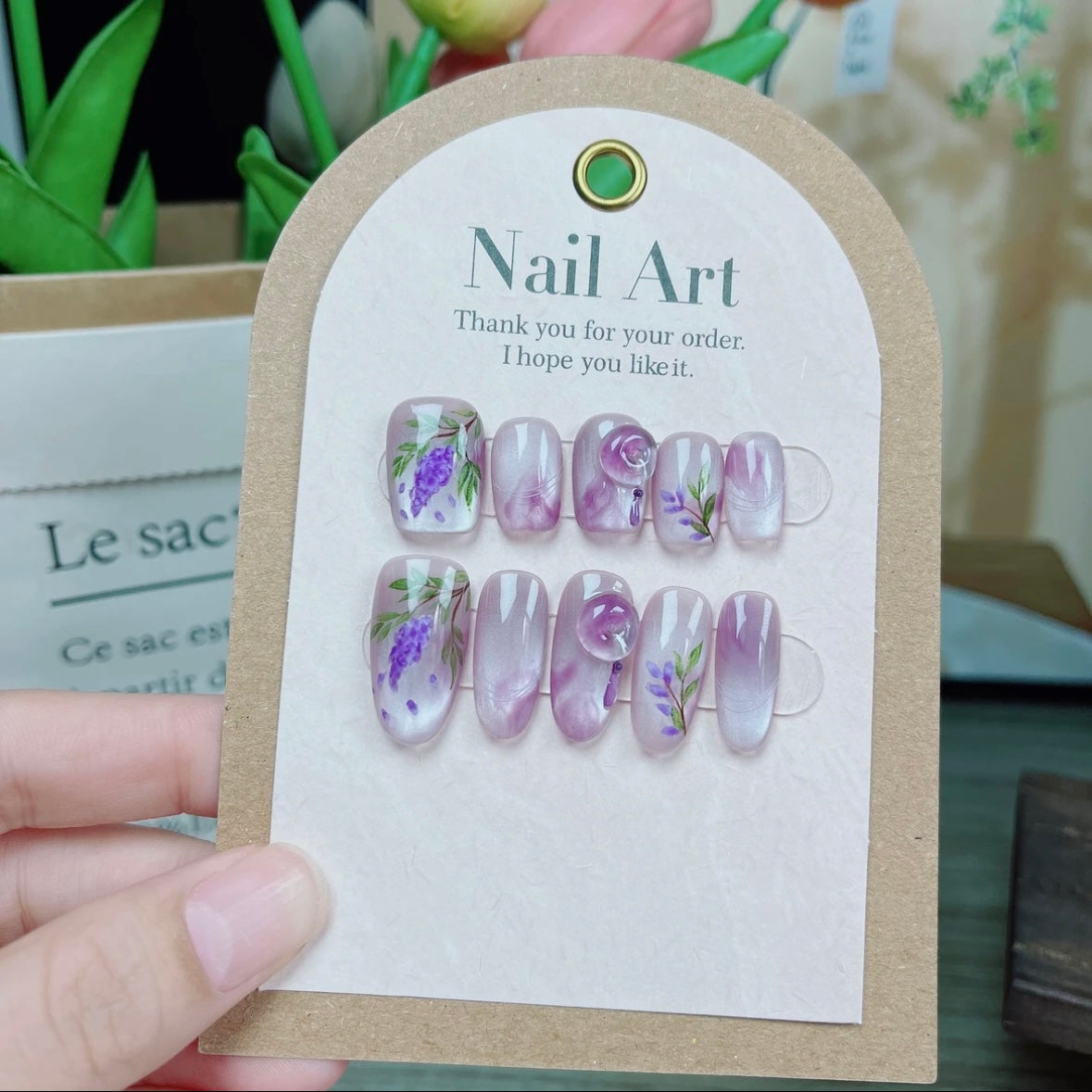 Grape Handmade Nail