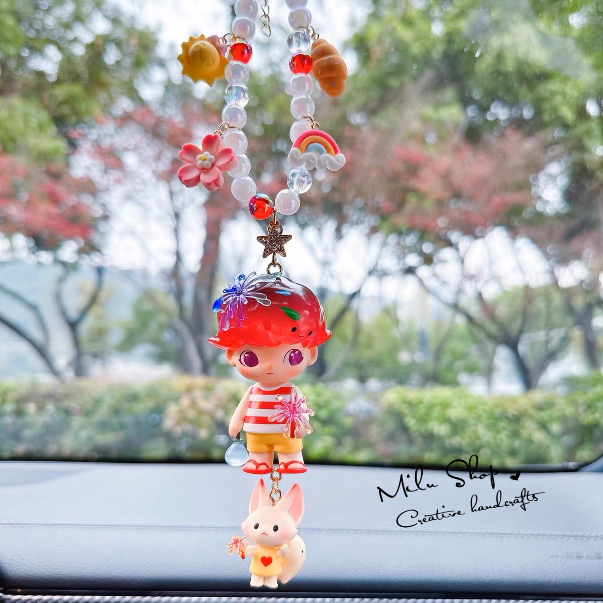 Dimoo Series Hand-Made Car Pendant – CloudDIY