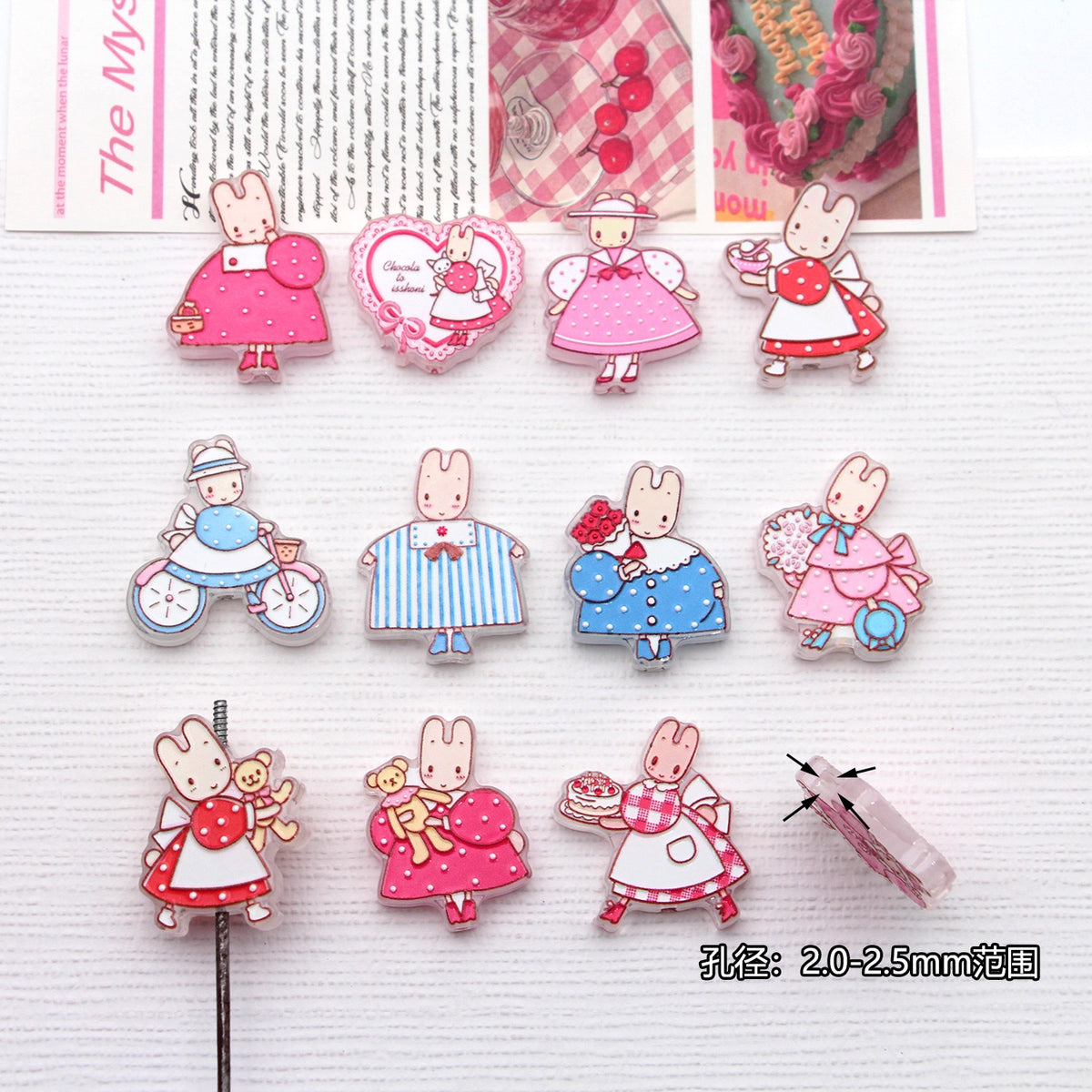Cute Hand‑Carved Relief Beads