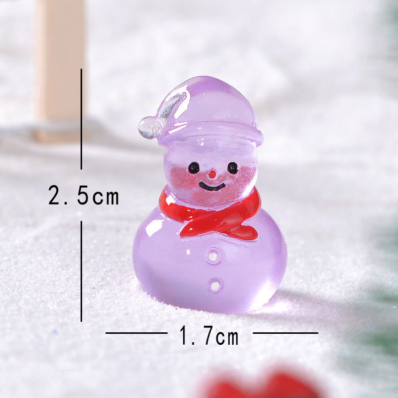 Glow-In-The-Dark Snowman Charm