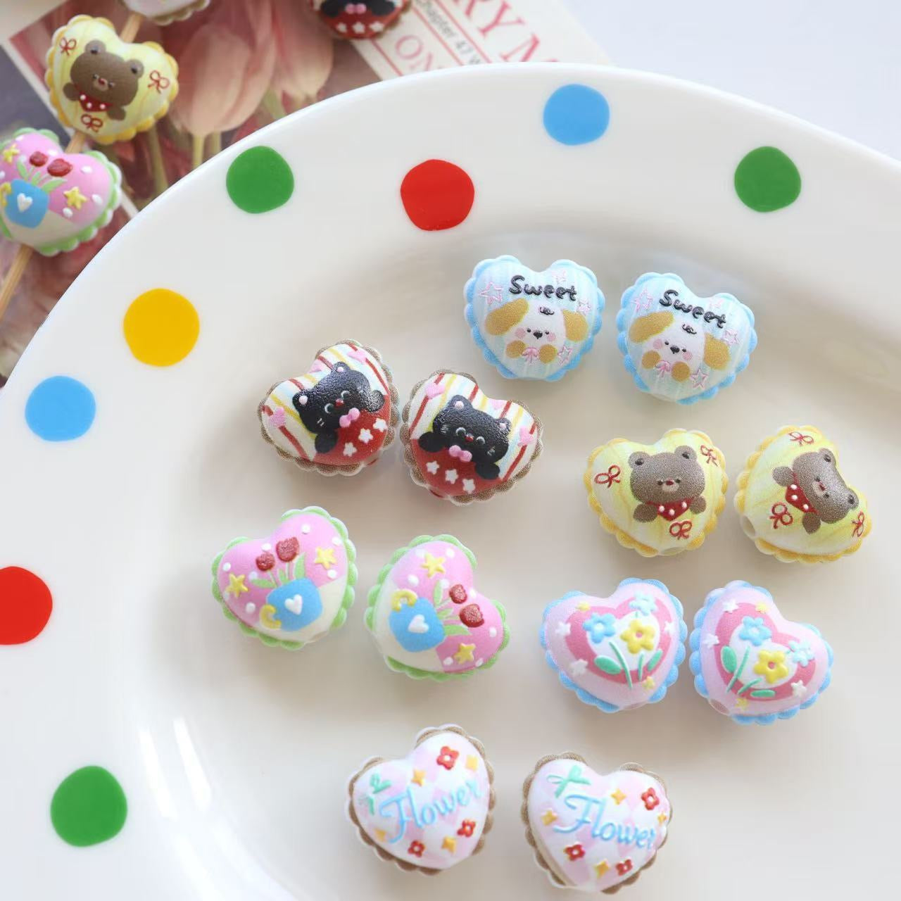 Heart Beads