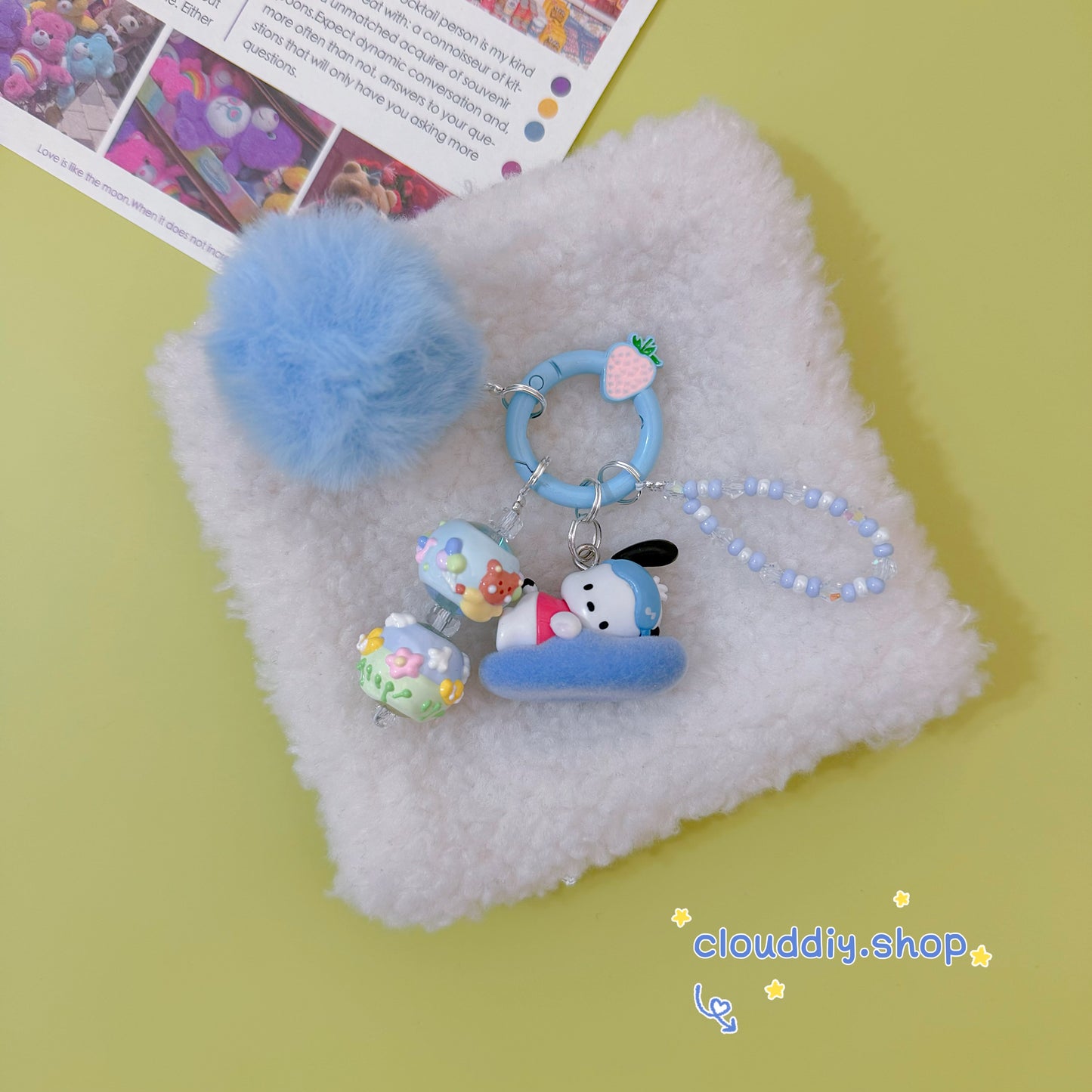 Pochacco Mobile Phone Bag Pendant