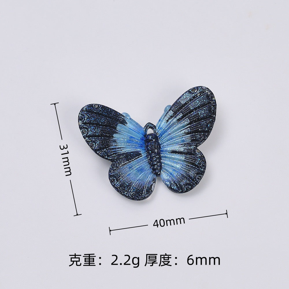 Flowers Butterflies Charm