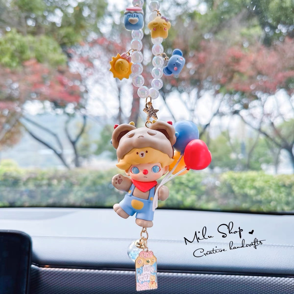 Dimoo Series Hand-Made Car Pendant – CloudDIY