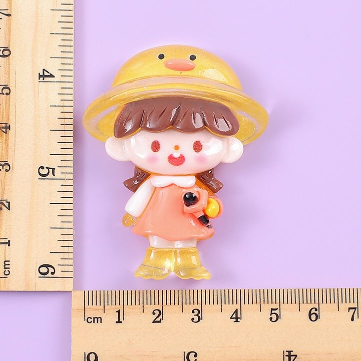 Large Glow-In-The-Dark Girl Charm