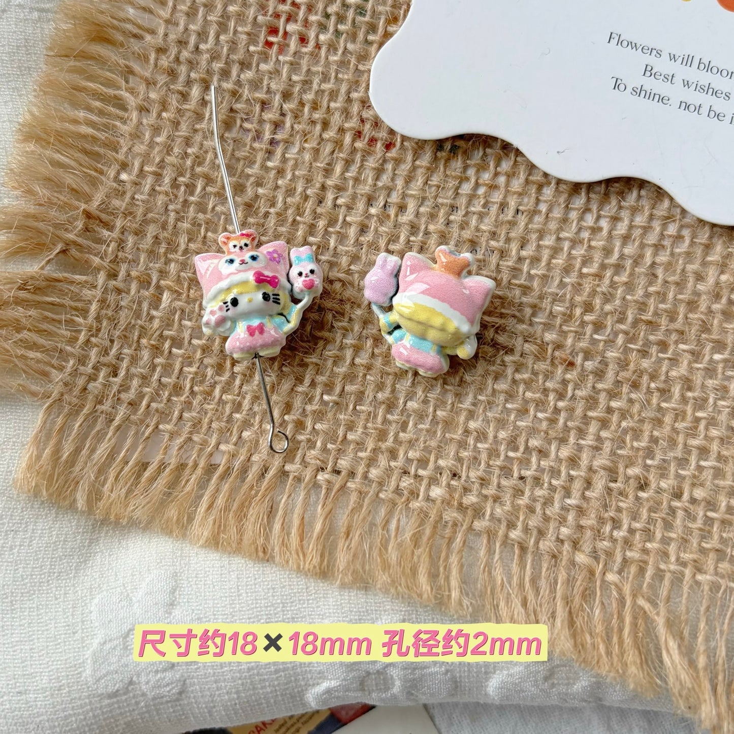 Cute Girl Alloy Beads