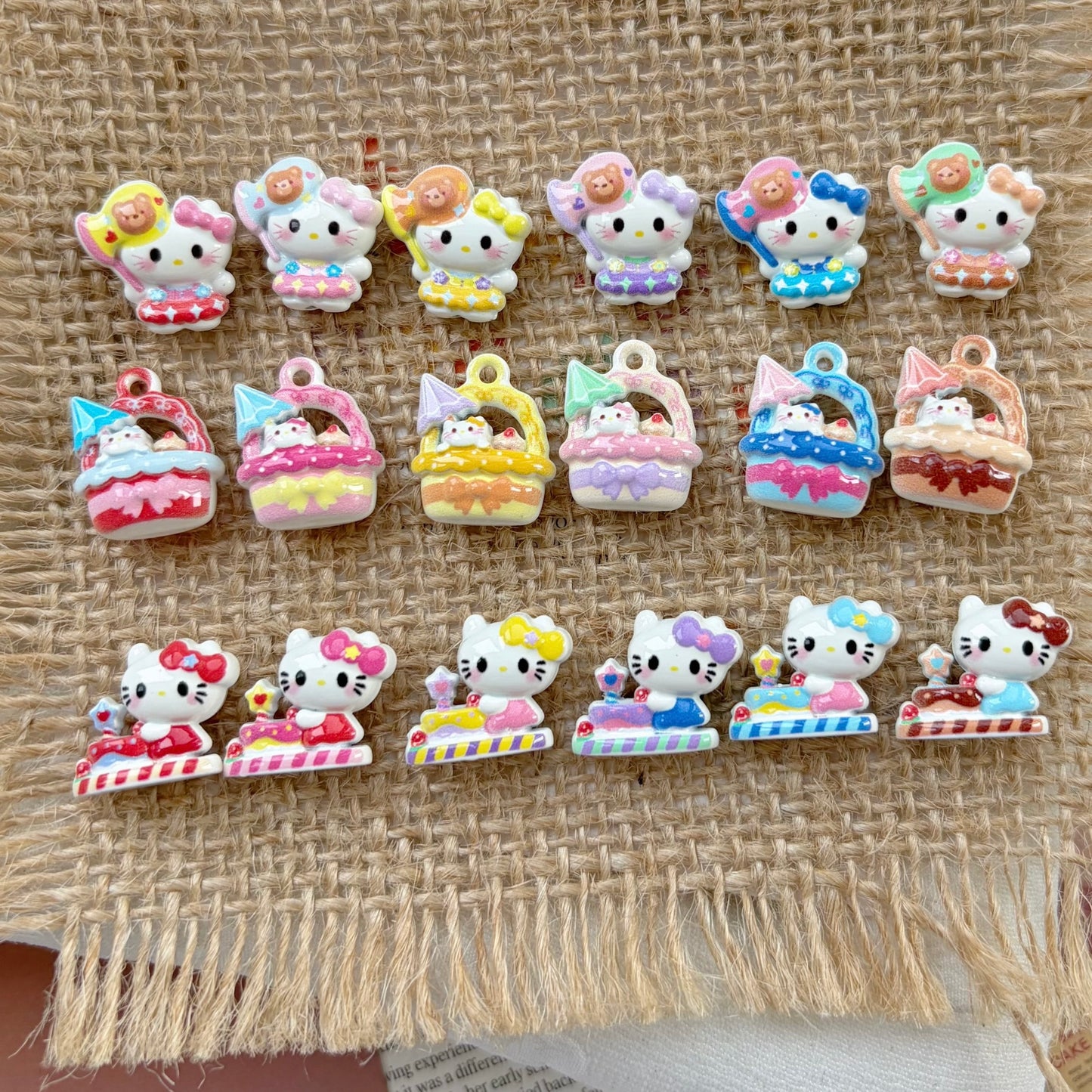 Cute Girl Alloy Beads