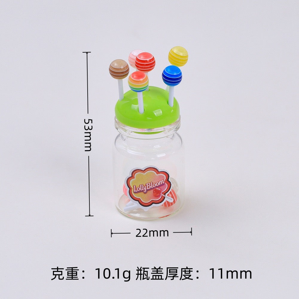 Rainbow Lollipop Charm