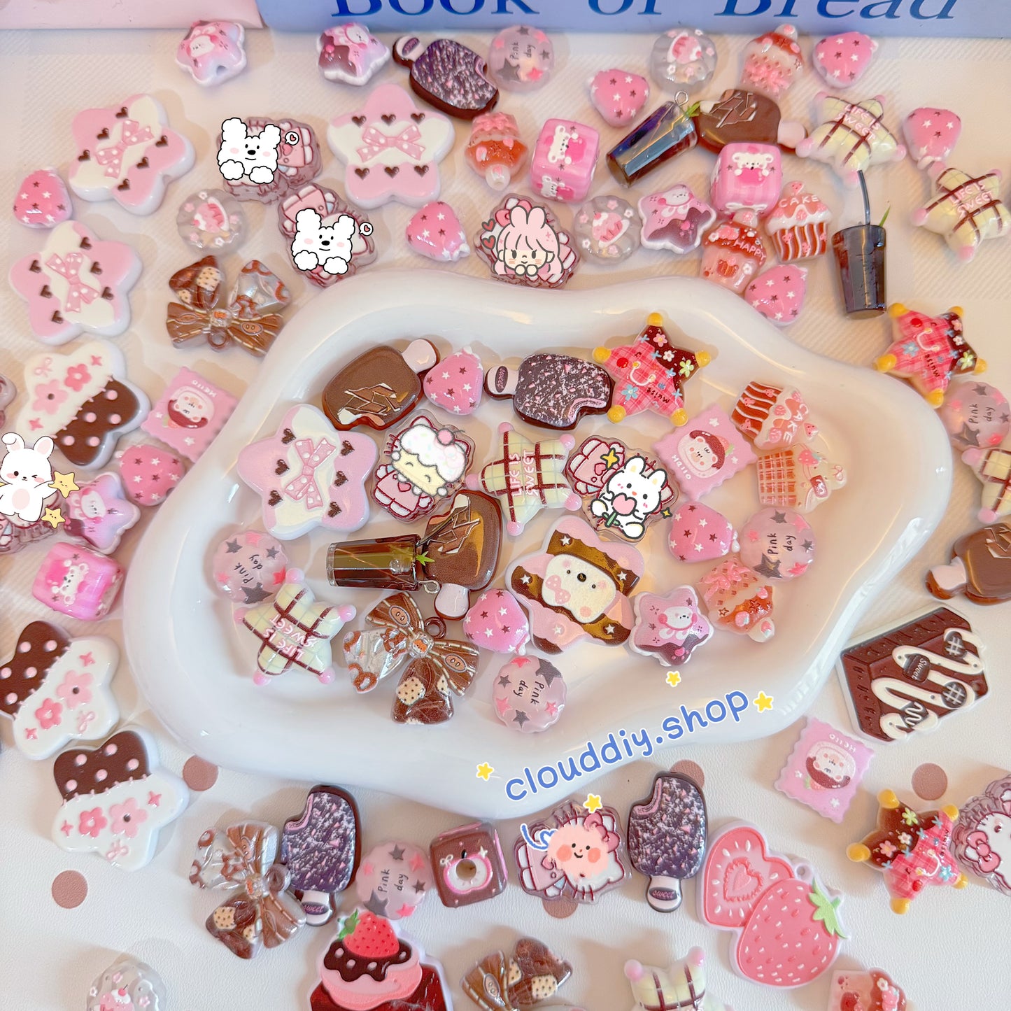 Coffee Tone Embossed Beads