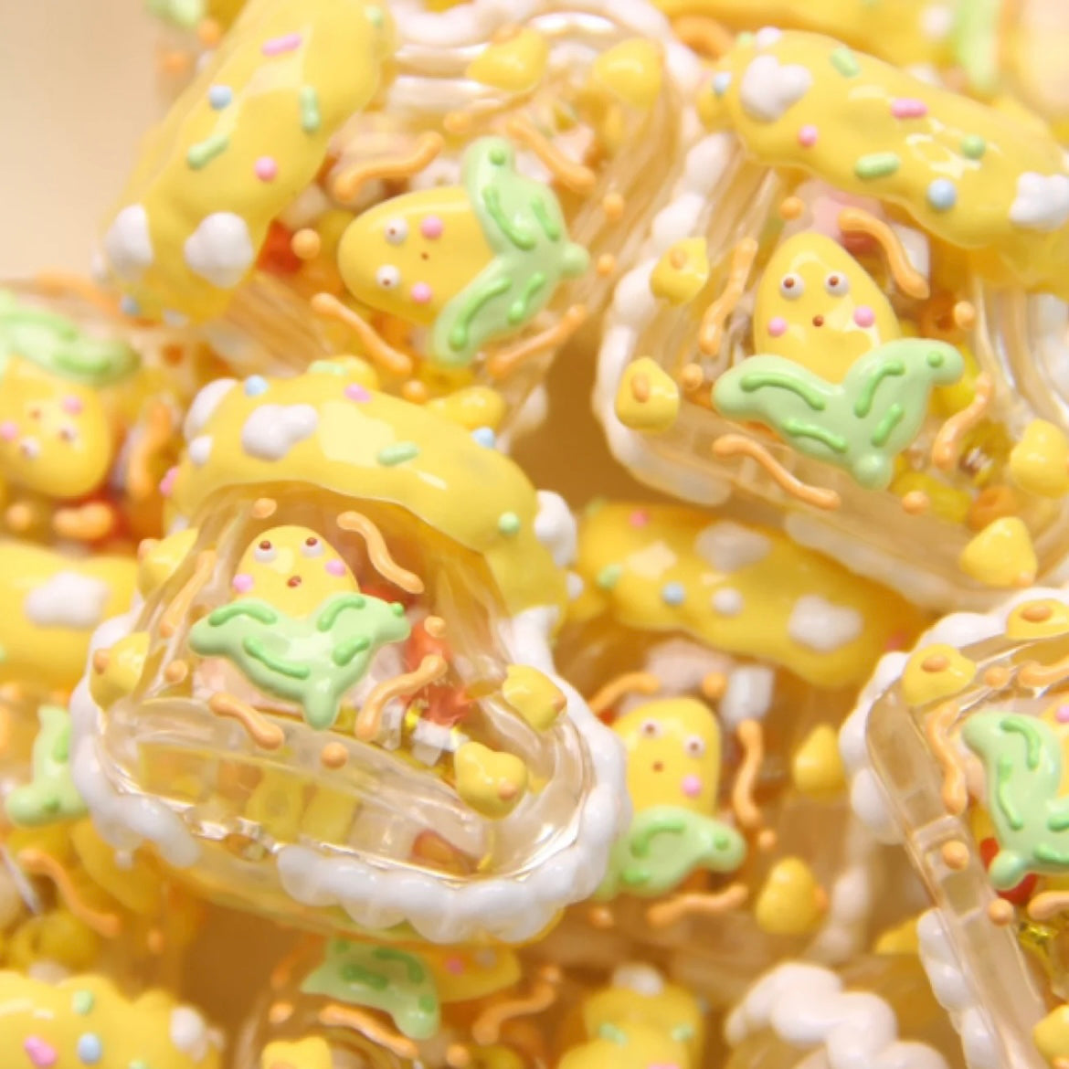 Mixed Style Rock Hand-Painted Beads