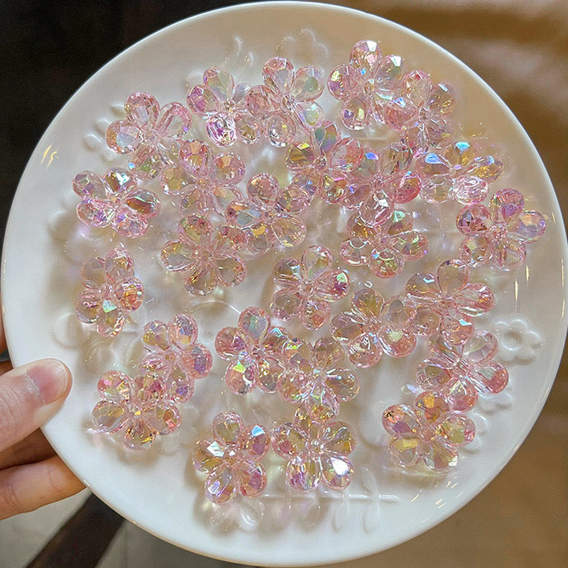 Floral Acrylic Charm