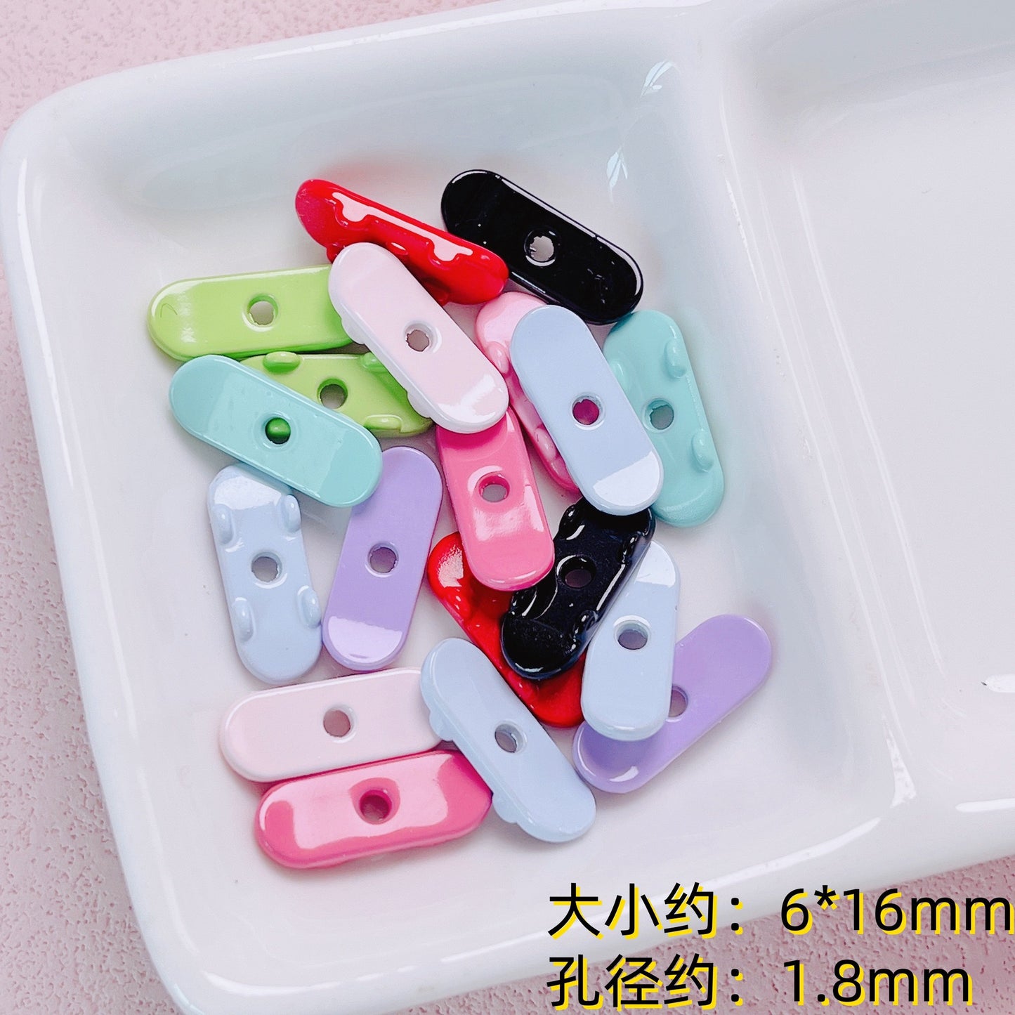 Skateboard Hello Kitty Alloy Beads