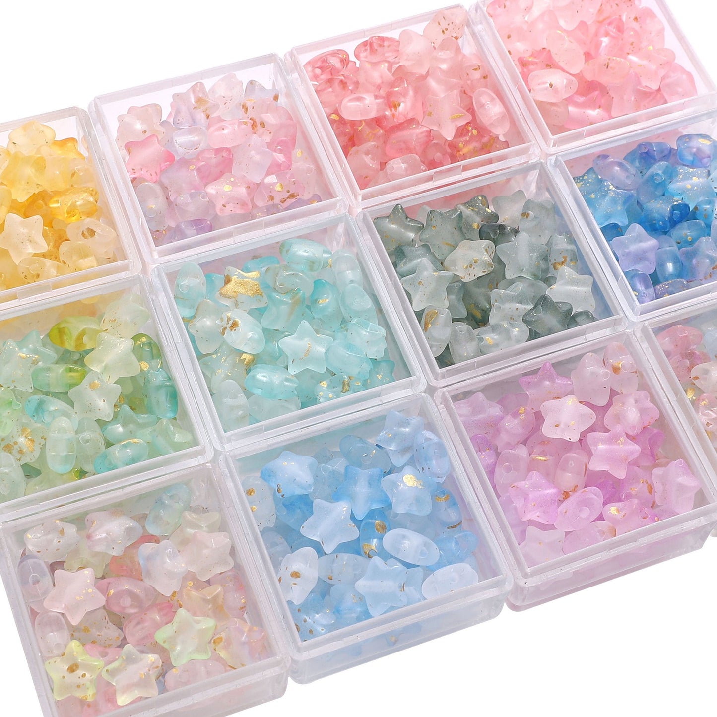 12-Color Star-Shaped Beads