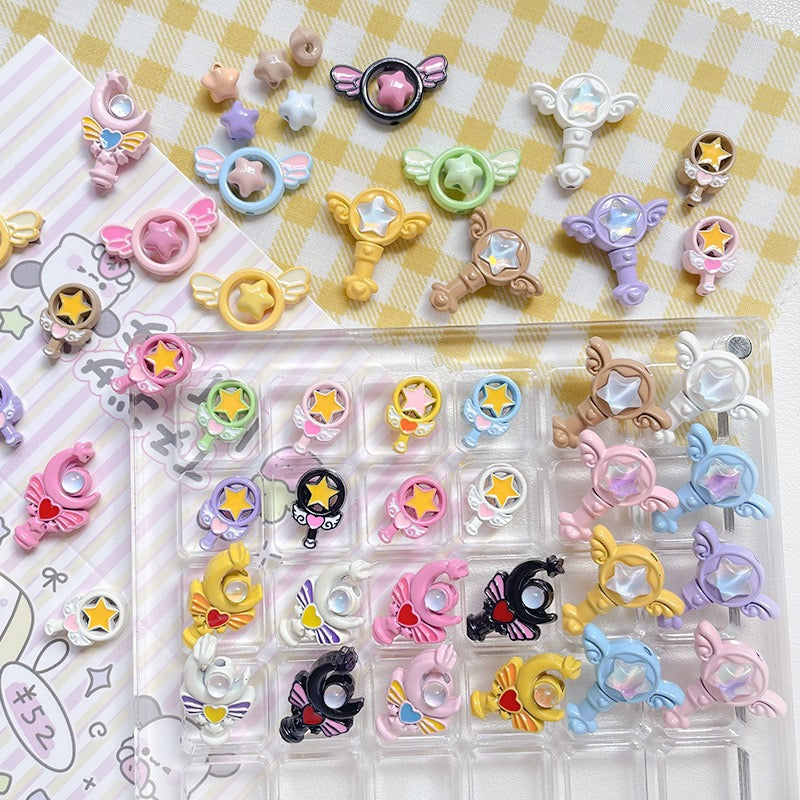 Magic Wand Alloy Beads