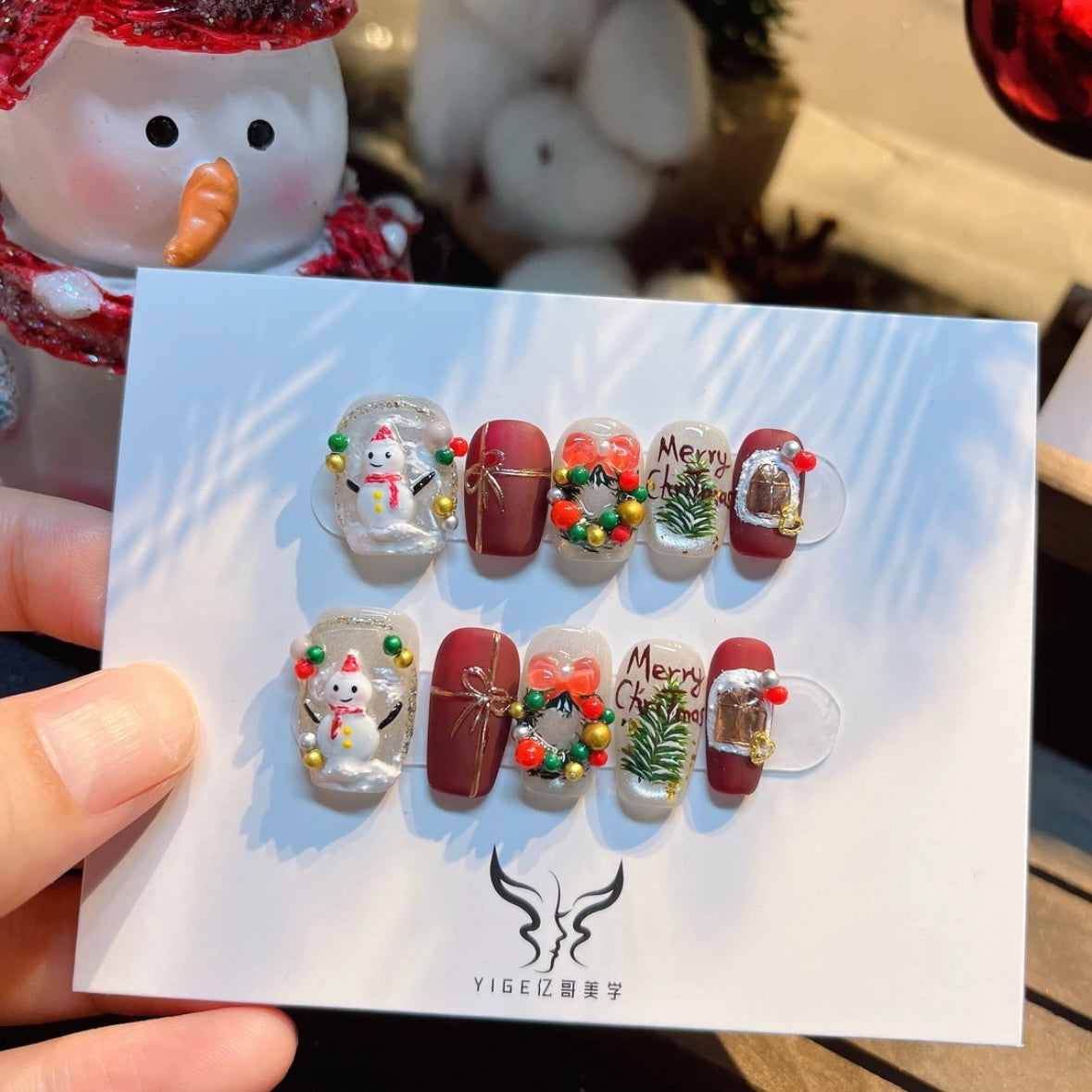 Christmas Handmade Nails