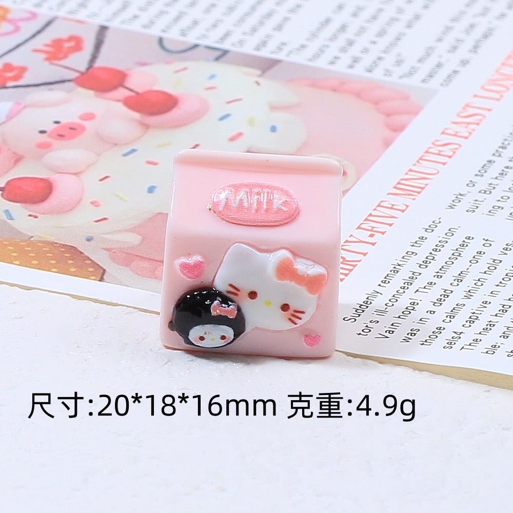 Hello Kitty Milk Carton Charm