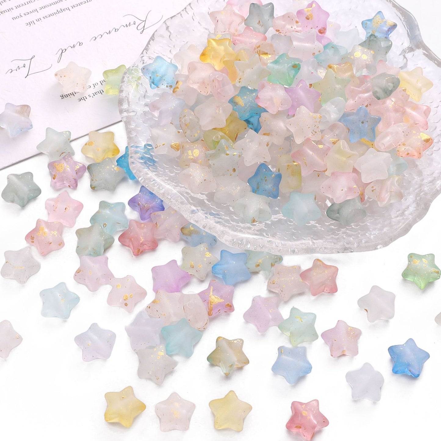 12-Color Star-Shaped Beads