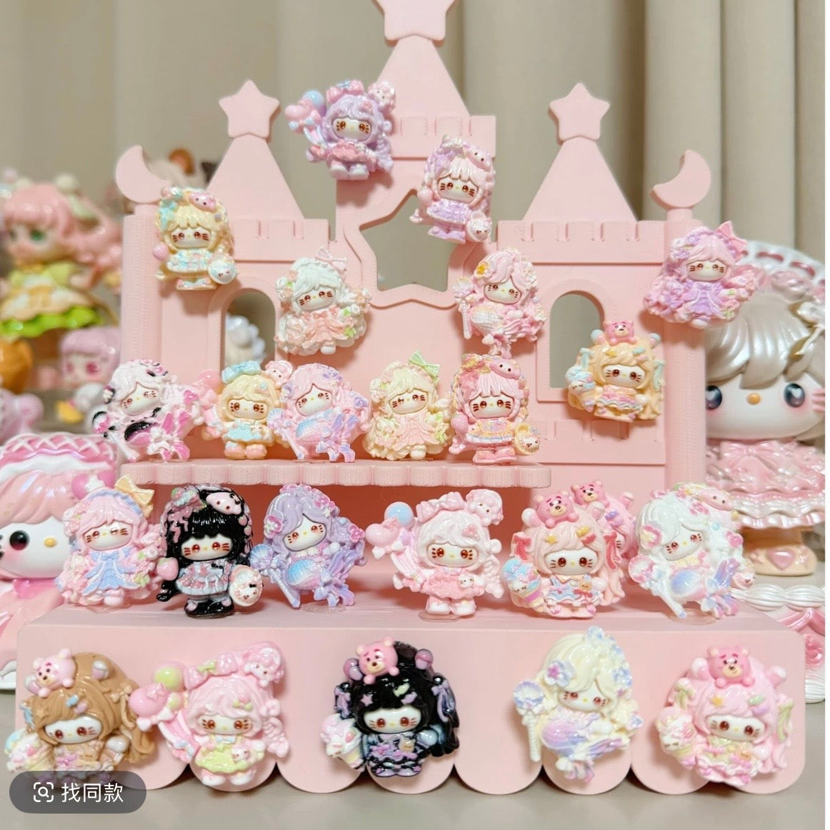 Mixed Style Cute Girl Resin DIY Accessories