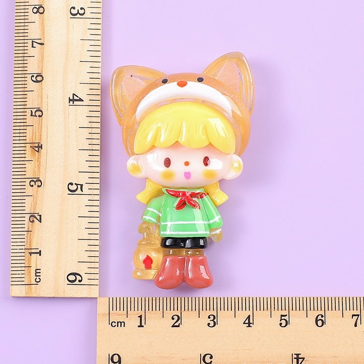 Large Glow-In-The-Dark Girl Charm