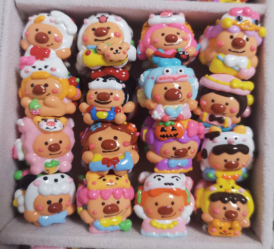 Mix Cartoon Hand Painted Beads